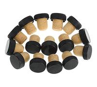 Anlayliay 50Pcs Cork Plugs Cork Stoppers Tasting Corks T-Shape Wine Corks with Plastic Top Wooden Wine Bottle Stopper Bottle Plugs