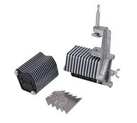 Anlayliay Leather Table Top Lace Cutter for Fringe Braiding Strip Belts and Lace (Come with 5 Blades)