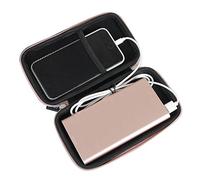 Anleo Hard EVA Travel Case for POWERADD Pilot 4GS 12000mAh / Uni-Yeap 11000mAh External Battery Charger Power Bank Color: Rose Gold