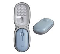 Anleo Travel Case for Logitech Pebble M350 / Logitech Pebble Mouse 2 M350s Portable Wireless Mouse (Blue)