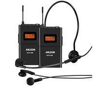 Anleon 902mhz-927mhz Tour Guide Wireless System Church System (1 Transmitter-1Receiver)