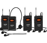 ANLEON MTG-100 Tour Guide System,Guided Tours,Language Interpretation Portable Translation Tourguide System 650-680Mhz (1 ransmitter 3 Receivers)