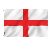 Anley Fly Breeze 3x5 Foot England Flag - Vivid Color and Fade proof - Canvas Header and Double Stitched - English National Flags Polyester w