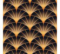 ANLIKY-Pro Self Adhesive Wallpaper, Removable Decorative Film, Warm Colors Geometric Lines Pattern, Light and Shadow Effects, 44X600CM Peel and Stick Contact Paper for Wall Decal or Cabinet Furniture