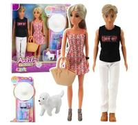 Anlily Girl With Boy And Accessories Leantoys Genuine Toy Gift Child New