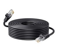 ANLINK 100ft 30M Cat6 Ethernet Cable, RJ45 LAN Patch Cable, 24AWG UTP CAT6 10Gbps Snagless High-Speed Wired Internet Cable for Router, Modem, Switch, PCs, Smart TV, Streaming Devices and More-Black