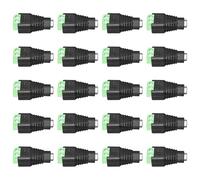 ANLINK 20 PCS Female DC Power Connectors, 12V DC Barrel to Screw Terminal Jack Adapter Connectors 5.5mm x 2.1mm for Led Strip, CCTV Security Camera Cable Wire Ends Plug Barrel Adapter