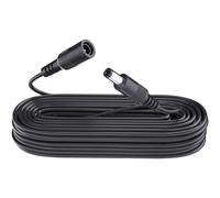 ANLINK 5M/16.4FT DC Power Extension Cable, DC 12V Power Adapter Extension Cord 5.5mm x 2.1mm for CCTV Security Camera/Router/LED Strip Light/Printer and More-Black