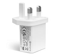 ANLINK 5V 2A 10W USB Wall Charger, UK Wall Plug AC Power Adapter, Compatible with Security Camera, Phone, Tablet, Speaker, USB Fan and More USB Powered Devices, UKCA Certified (White, 1-Pack)
