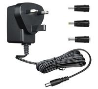 ANLINK 6V 1A/1000mA 1.8M Long Power Supply Adapter, AC 100-240V to DC 6V 1A 6W Switching Adapter Wall Plug with 3 Tips for Blood Pressure Monitors,Electronic Scale and More,UKCA Certified