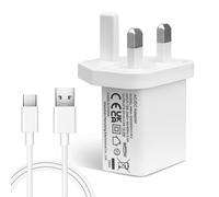 ANLINK DC 5V 2A 10W USB Wall Charger with 16.4ft/5M USB C Cable, AC Adapter for Type-C Enabled Home Security Cameras, Power Charging & Power Supply for More USB-C Devices-White