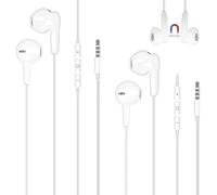 ANLINKSHINE 3.5mm Wired in-Ear Gaming Earphones, Headset with Microphone and Volume Control Stereo Earbuds Compatible with PS5, PS4, Xbox Series X, Series S, Xbox One, Switch (2 Pack)