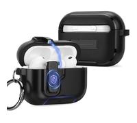 Anlinser Compatible with AirPods Pro 3 Case with Phone Stand, Precise Fit Design for Apple AirPods Pro 3rd Cover (Black)