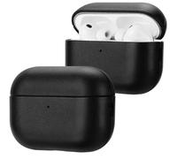 Anlinser for AirPods Pro 3 Case, Black | Genuine Leather Case Compatible with MagSafe, Handcrafted Vintage Protective Cover Designed for Apple Airpods Pro 3 2025