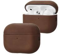 Anlinser for AirPods Pro 3 Case, Dark Brown | Genuine Leather Case Compatible with MagSafe, Handcrafted Vintage Protective Cover Designed for Apple Airpods Pro 3 2025