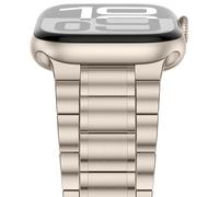 Anlinser Metal Straps Compatible with Apple Watch Strap 42mm 41mm 40mm 38mm, Five-link Stainless Steel Bands for iWatch SE Series 11 10 9 8 7 6-1 (Starlight)