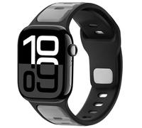 Anlinser Sport Straps Compatible with Apple Watch Strap 42mm 41mm 40mm 38mm for Women Men, Silicone Loop Band Designed for iWatch Series 11 10 9 8 7 6 5-1 SE, Light Gray