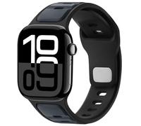 Anlinser Sport Straps Compatible with Apple Watch Strap 42mm 41mm 40mm 38mm for Women Men, Silicone Loop Band Designed for iWatch Series 11 10 9 8 7 6 5-1 SE, Anthracite