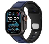 Anlinser Sport Straps Compatible with Apple Watch Strap 49mm 46mm 45mm 44mm 42mm for Men Women, Silicone Loop Band Designed for iWatch Ultra 3/2/1 Series 11 10 9 8 7 6 5-1 SE, Navy