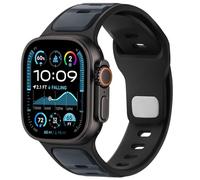 Anlinser Sport Straps Compatible with Apple Watch Strap 49mm 46mm 45mm 44mm 42mm for Men Women, Silicone Loop Band Designed for iWatch Ultra 3/2/1 Series 11 10 9 8 7 6 5-1 SE, Anthracite