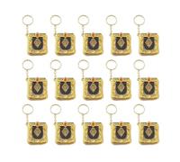 Anlising 15PCS Mini Quran Keychain, Muslim Keychain, Mini Quran Book Key Chain, Islamic Hanging Key-Ring, Muslim Jewelry Key Accessories, for Souvenir Gifts Bag Purse Handbag Ornament