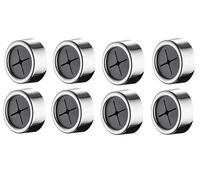 Anlising 8 PCS Self-Adhesive Round Tea Towel Holder,Premium Wall Mount Tea Towel Hooks,Round Kitchen Towel Holder,Push in Suction Hand Towel Holder,Towel Hooks Set, for Bathroom,Kitchen and Household