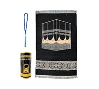 Anlising Muslim Prayer Mat, Muslim Prayer Carpet Mat, Islamic Prayer Mat, Islamic Prayer Mat and Beads, Prayer Mat with Cylinder Gift Box, Islamic Gifts Set, for Ramadan Islamic Muslim Prayer
