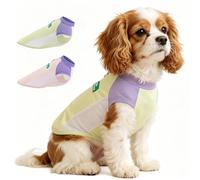 Anlitent Dog Tank Cooling Vest High Elasticity Summer Pet Clothes Breathable Cooling Shirt for Outdoor Sports, Stretch Fit Ice Vest T-Shirt Apparel for Dogs,XXL Green