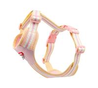 Anlitent Easy Control Dog Harness for Small Dogs 15-20lbs- French Bulldog Puppy Harnesses Mesh Cooling, Overhead Vest Escape Proof & Stylish for Poodle, Shiba, Dachshund Pink