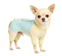 Anlitent Shedding Defender Style Sunscreen Full Coverage Bodysuit UPF 50+, Cooling Jumpsuit for Shed Control & Allergy Relief, Breathable Quick Dry Dog Onesie for Small Dogs Puppies S (1.5-2.5kg)