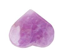 Anloximt Amethyst Crystal Rock - Natural Small Amethyst Stones,Decorative Polished Thumb Massage Raw Pebble for Finger Kneading Fun