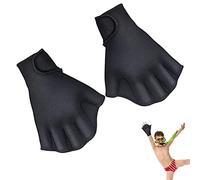 Anloximt Aqua Gloves - Webbed Paddle Neoprene Gloves for Swim Fitness,Lightweight Webbed Mittens for Water Aerobics, Aquatic Fitness, Swim Training