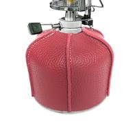 Anloximt Canister Cover Case | Cooking Tank Protector PU Leather | Decoration Storage Case Cover for Men Women Outdoor Camping