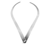 Anloximt Ceramic Calipers | Bent Leg Inside Outside Measuring Pottery Tool Calipers - Anti-Slip Stainless Steel Sculpture Modeling Trimming Shaping Supplies for Classroom Teaching