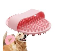 Anloximt Dog Bath Brush Scrubber | Puppy Scrubbing Massager,Dog Grooming Silicone Brush for At-Home Cleaning Pet Salon Travel Senior Cat Care Shedding Season