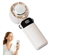 Anloximt Handheld Fan,Personal Fan Portable Handheld Cooling | Cool Gadgets 100 Speeds Battery Operated, Quiet Folding Air Cooler for Dorm Camping Travel Accessories