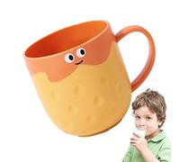 Anloximt Kid Toothbrush Holder, Toothbrush Cup Holder, Tooth Brushing Cup, Kids Bathroom Cups, Anti-Skid Design, Elevated Bottom, Round Mouth For Boys Girls