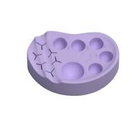 Anloximt Lash Lift Brow Lamination Palette, Reusable Makeup Brow Palette, Reusable Silicone Makeup Palette, Multifunction Container for Eyelash Lifting