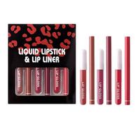 Anloximt Lipliners Pencil | Waterproof Lip Gloss, Lipstick & Lipliner - Lip Gloss Lipstick and Lip Liners Combo, Lipliners Pencil Set for Dating, Wedding, Bar, Dance