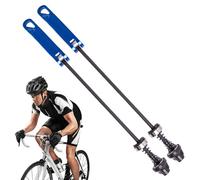 Anloximt Locking Bike Skewers - 1-Pair Mountain Bike Wheel Hub Skewers | Precision Lever Cycling Parts for Biking Tire Change Road Travel Touring Daily Care Training Repair Mountain