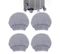 Anloximt Luggage Wheel Protector Covers | 4X Luggage Wheels Protective Covers - Noise Reduction Carry On Supplies for Business Trip Travel Indoor