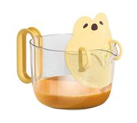 Anloximt Measuring Cup for Baking, Measuring Cup for Liquids with Strainer - Strainer Bowl for Rice Washing Food Container Egg Filtering and Mixing in the Kitchen for Household and Restaurant