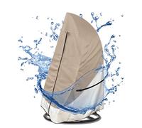 Anloximt Outdoor Chair Covers Waterproof,Windproof Heavy Duty Outside Chair Covers | Swing Shield for Dust Pool Deck Outdoor Lawn Winter Exterior Garden Courtyard Porch Backyard Patio