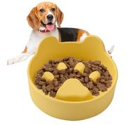 Anloximt Slow Feeder Dog Bowl for Slowing Down Food Absorption - Non-Slip Bowl to Avoid Swallowing and Paw Protection - Silicone Anti-Swallowing & Non-Slip Food Bowl for