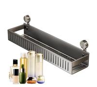 Anloximt Suction Cup Shelf Bathroom | No Drill Shower Rack,Space-Saving Suction Cup Shelf for Families Apartment College Students Dormitory