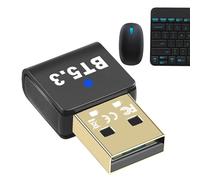 Anloximt Wireless Adapter For Desktop PC - 5.3 Wireless Receiver & Transmitter - Plug And Play, USB Adapter Supports High-definition Audio Transmission