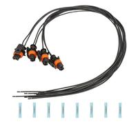 Anlseiod Injector Wiring Harness for Jumper Ducato Fiesta MK6 Focus MK2 Focus MK3 Galaxy WA6 B Max C-Max cmax Scudo Cable Injector Connector Wiring Harness Repair Kit Cable Set