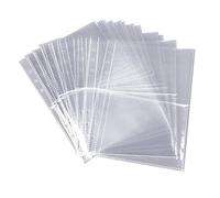 Anluoyi 10 Sheet A5 Binder Sleeves A5 6-Holes Binder Pockets Photo Album Binder Refill Inner for Card Storage Stationery Photo Small Items Organizer, Transparent