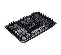 Anlyter 30 Inch Gas Cooktop, LPG/NG Stainless Steel Integrated Gas Stove, Convertible Gas Stove Double Sealed Fuel Stove, Black