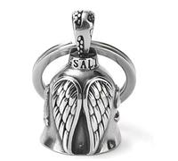 Anmahe 3 Pcs Guard Bells For Motorcycles, Angel Guardian Riding Bell with Chain,Guardian Riding Bell,Metal Alloy Motorbike Luck Rider Bells,Motorcycle Accessories Gifts for Biker Riders Man Husband